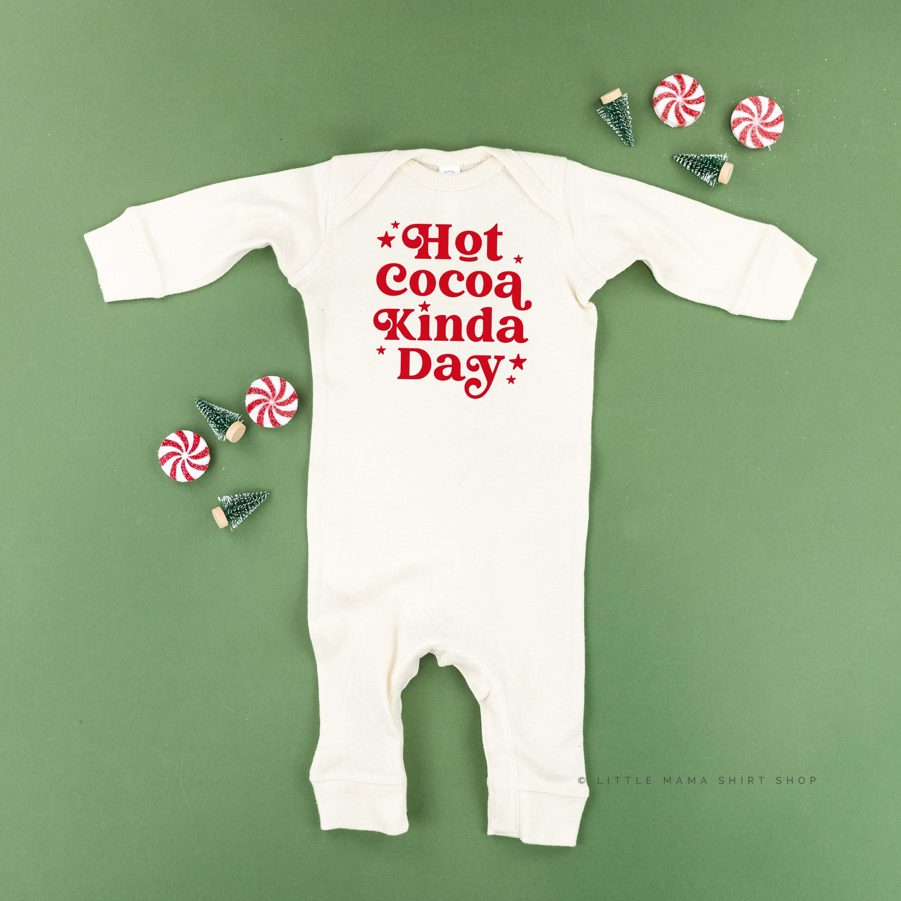 Hot Cocoa Kinda Day - Baby Sleeper Little Mama Shirt Shop