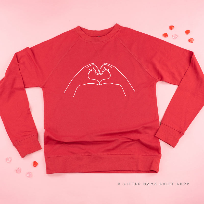 Heart Hands - Lightweight Pullover Sweater