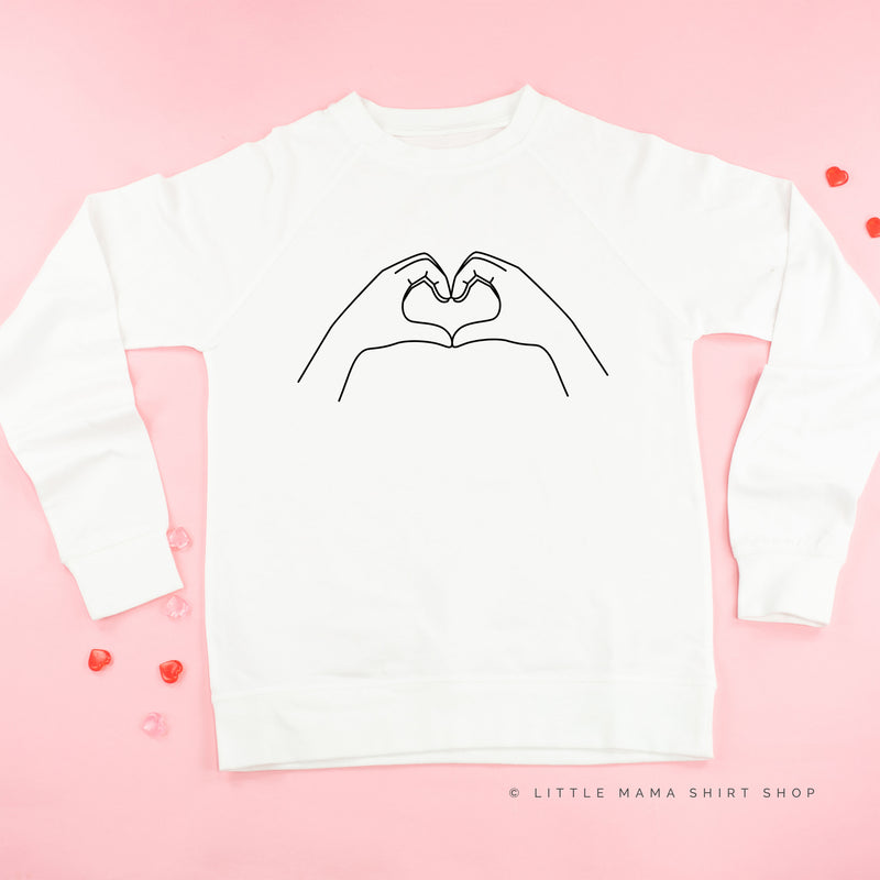 Heart Hands - Lightweight Pullover Sweater