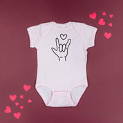Sign Language - I Love You - Child Tee Little Mama Shirt Shop