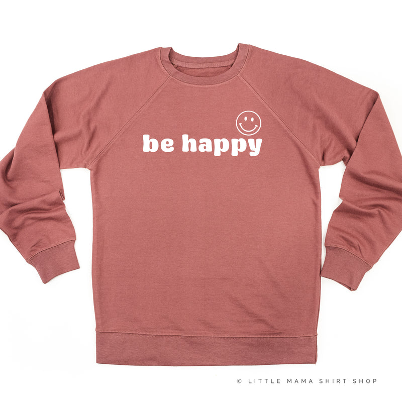 Don't Worry Be Happy - Lightweight Pullover Sweater