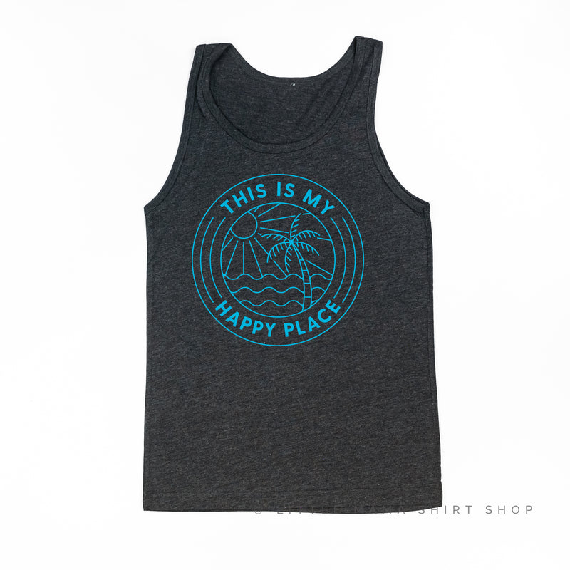 THIS IS MY HAPPY PLACE - Unisex Jersey Tank