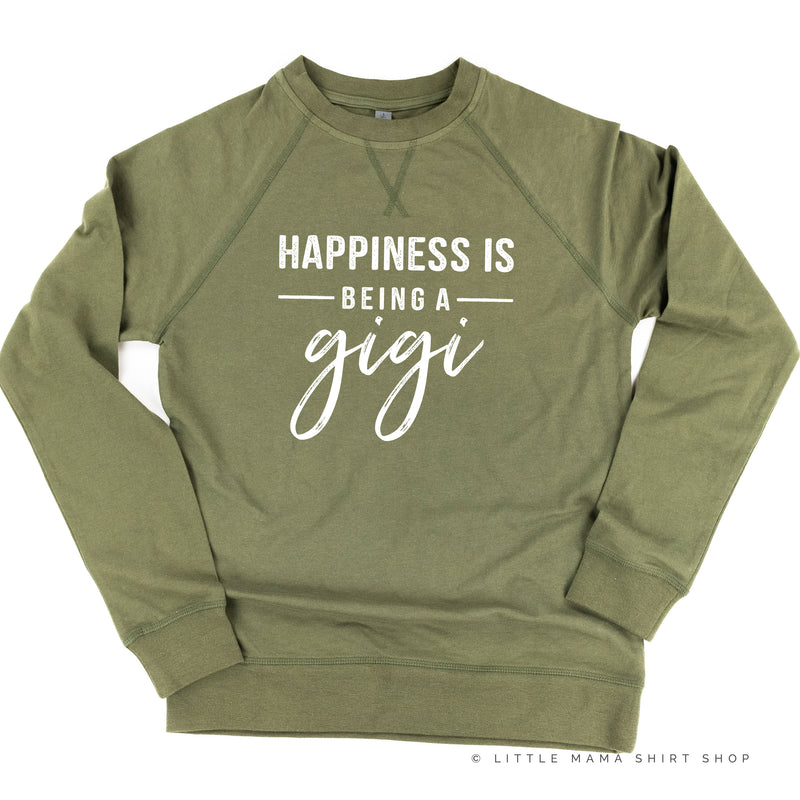 Happiness is Being a Gigi - Lightweight Pullover Sweater