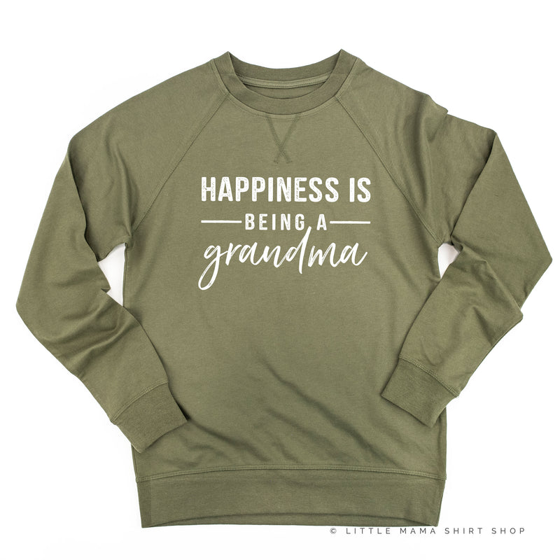Happiness is Being a Grandma - Lightweight Pullover Sweater