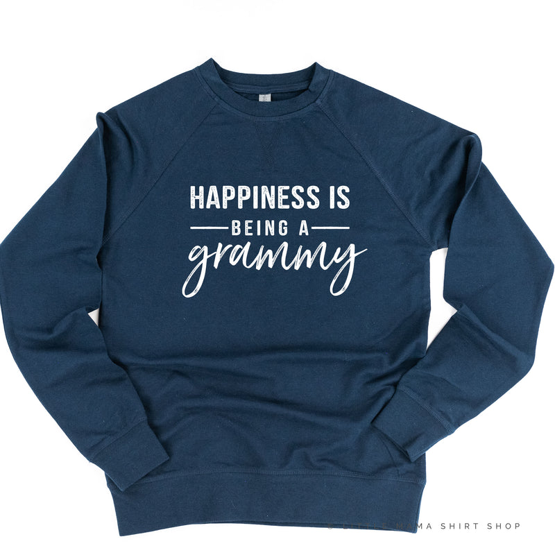 Happiness is Being a Grammy - Lightweight Pullover Sweater