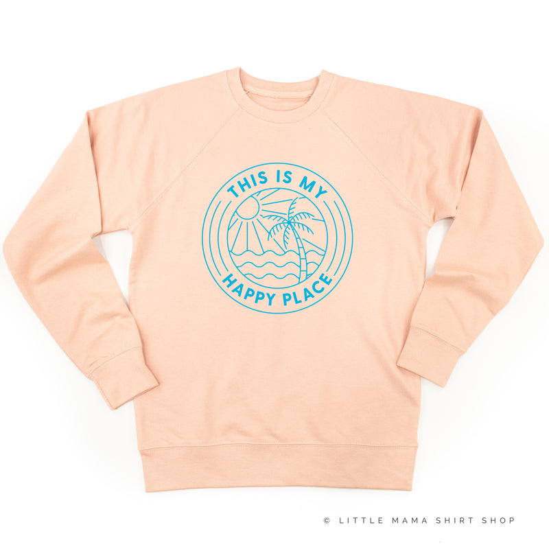 THIS IS MY HAPPY PLACE - Lightweight Pullover Sweater