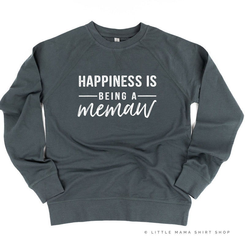 Happiness is Being a Memaw - Lightweight Pullover Sweater