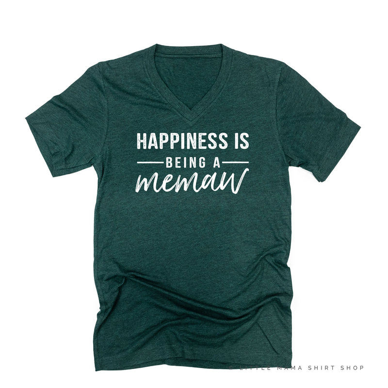 Happiness is Being A Memaw - Unisex Tee