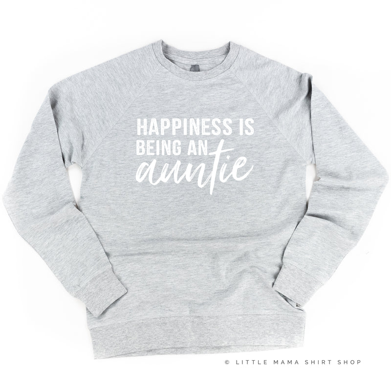 Happiness is Being an Auntie - Lightweight Pullover Sweater
