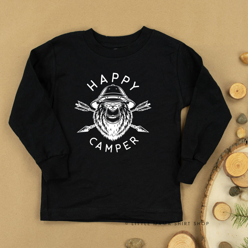 HAPPY CAMPER - Long Sleeve Child Shirt
