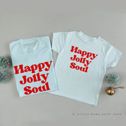Happy Jolly Soul - Set of 2 Unisex Tees Little Mama Shirt Shop