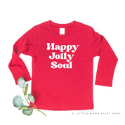 Happy Jolly Soul - Child LONG SLEEVE Tee Little Mama Shirt Shop