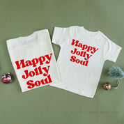 Happy Jolly Soul - Set of 2 Unisex Tees Little Mama Shirt Shop