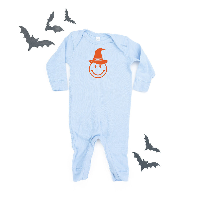 WITCH SMILEY FACE - One Piece Baby Sleeper