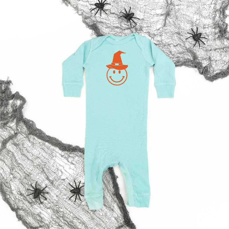 WITCH SMILEY FACE - One Piece Baby Sleeper