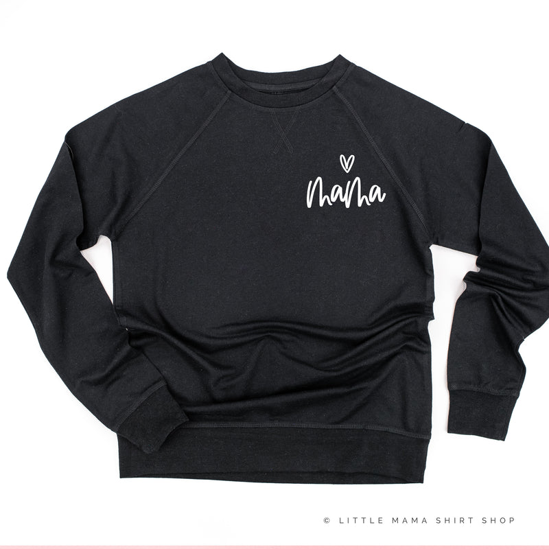 Mama - (Heart Above) - Lightweight Pullover Sweater