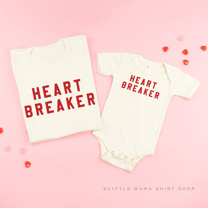 Heartbreaker (Block Font) - Set of 2 Tees