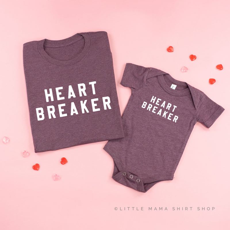 Heartbreaker (Block Font) - Set of 2 Tees