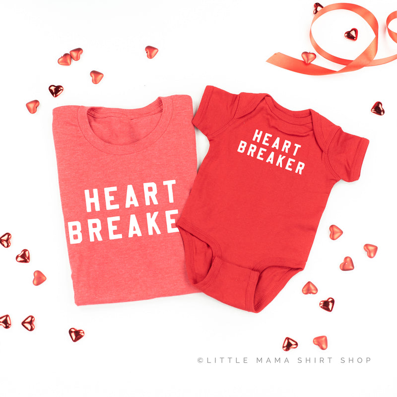 Heartbreaker (Block Font) - Set of 2 Tees