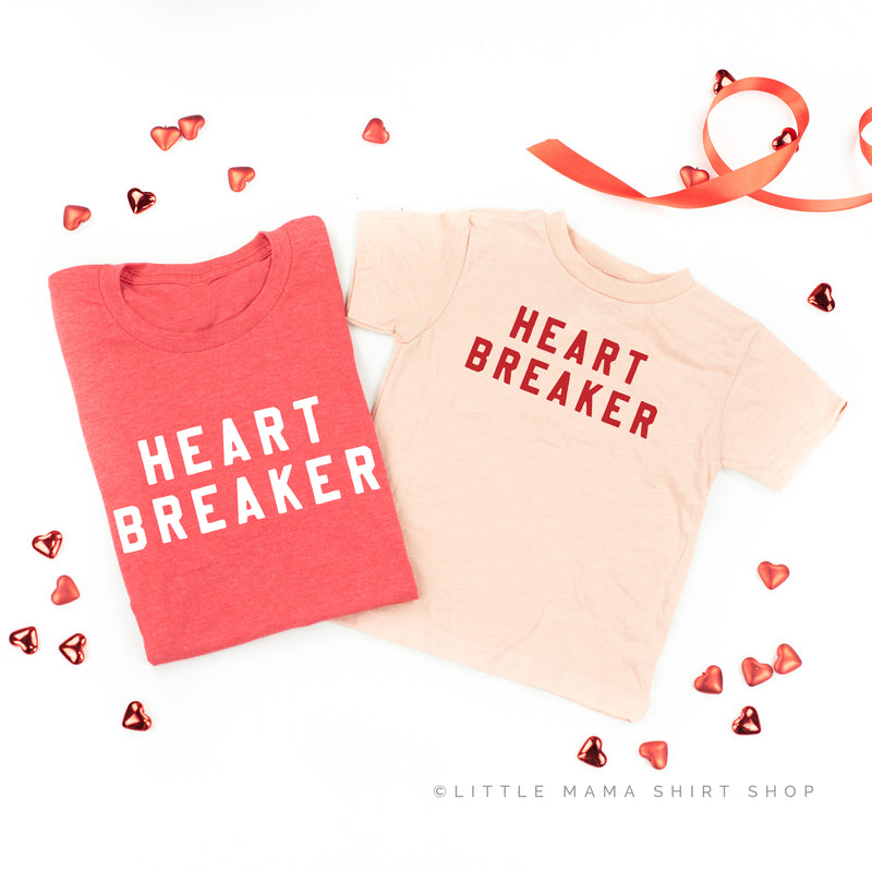 Heartbreaker (Block Font) - Set of 2 Tees