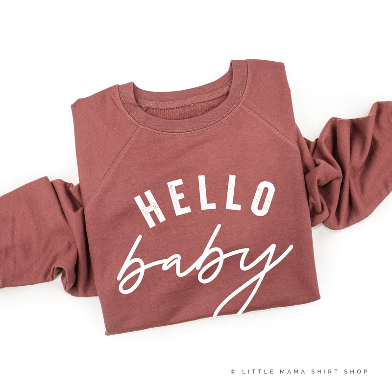 Hello Baby - Lightweight Pullover Sweater