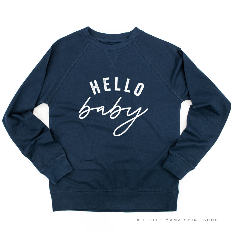 Hello Baby - Lightweight Pullover Sweater