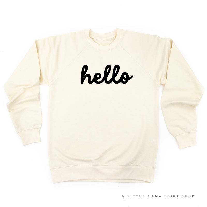 HELLO - Lightweight Pullover Sweater