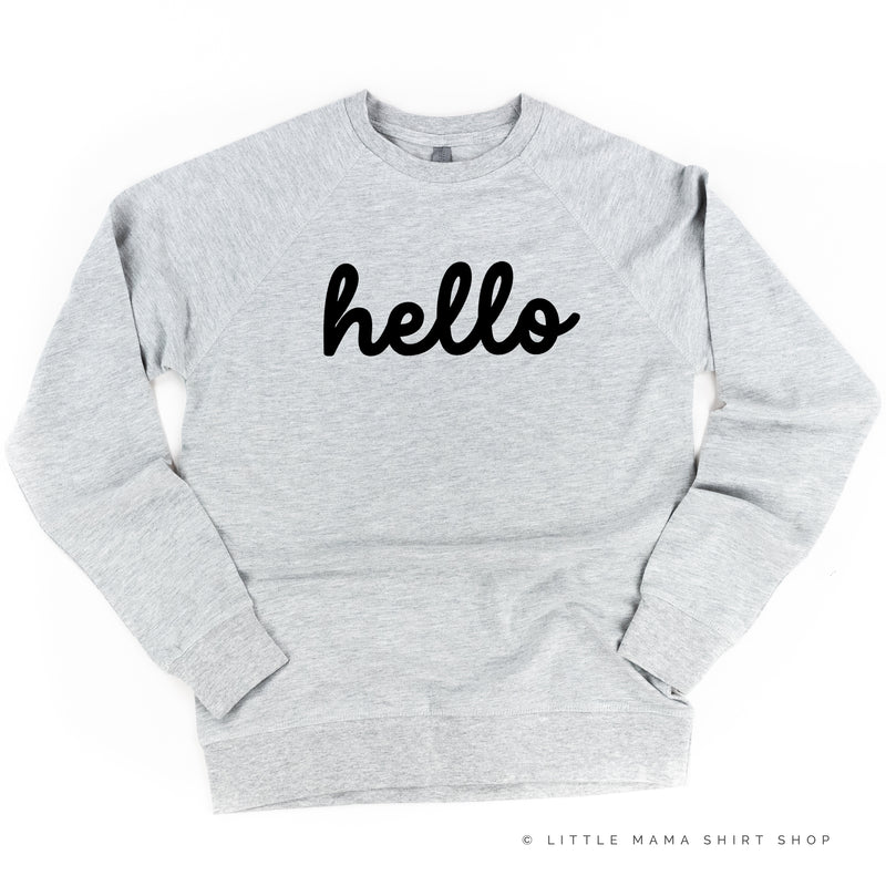 HELLO - Lightweight Pullover Sweater