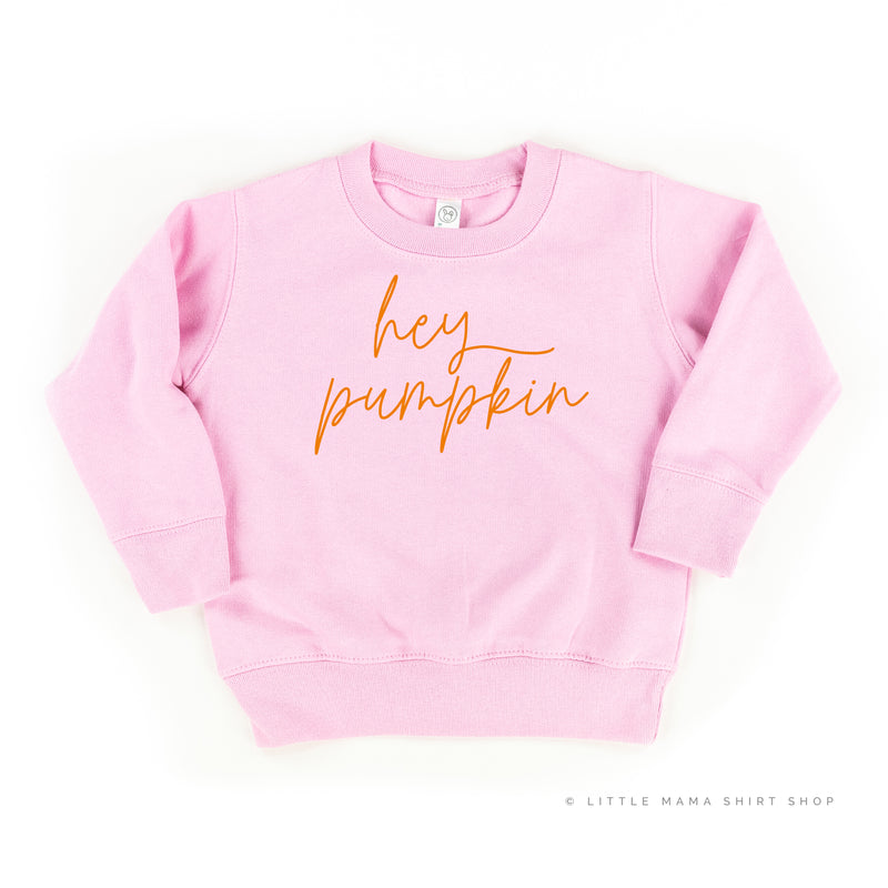 Hey Pumpkin (Cursive) - Child Sweater