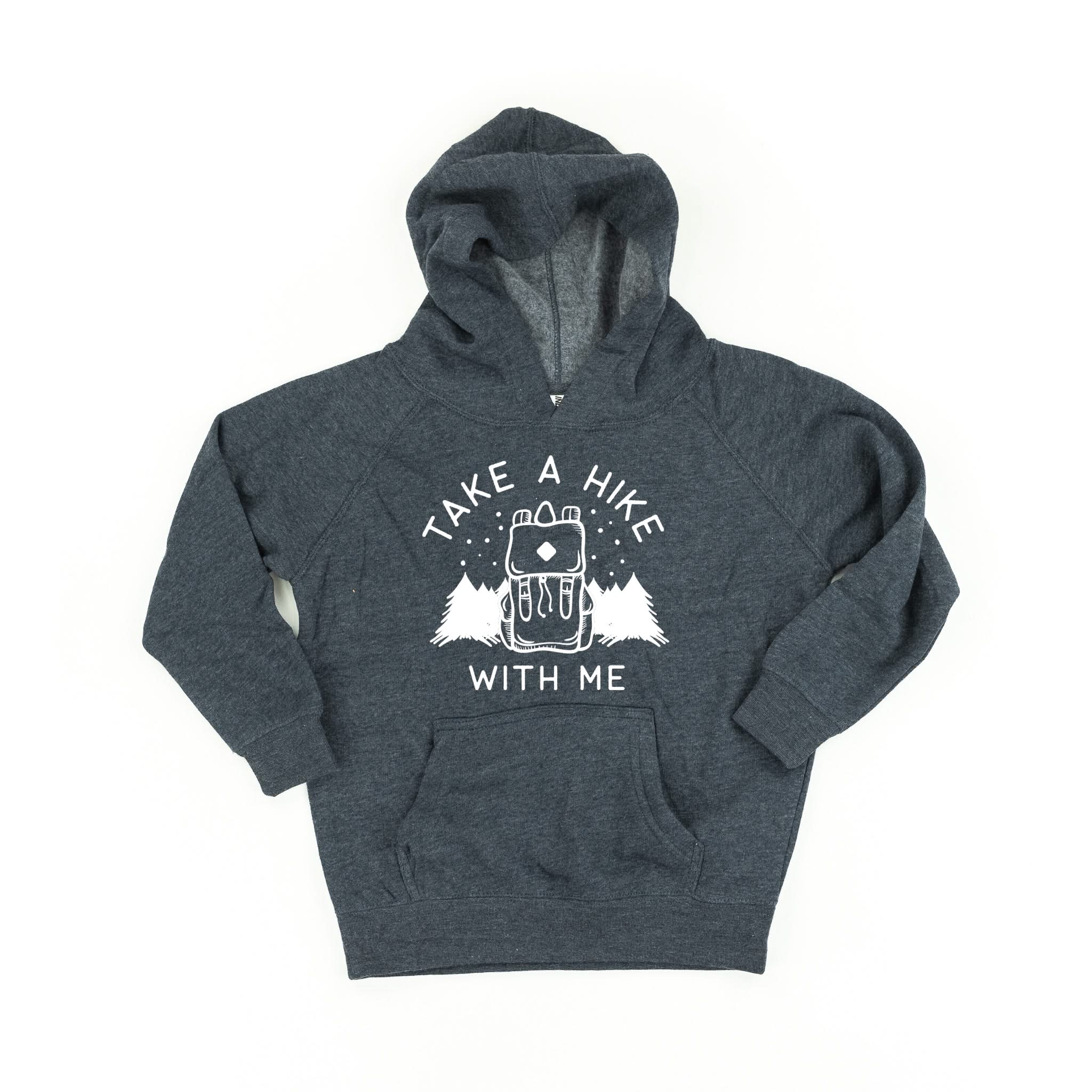 TAKE A HIKE WITH ME - CHILD HOODIE Little Mama Shirt Shop LLC
