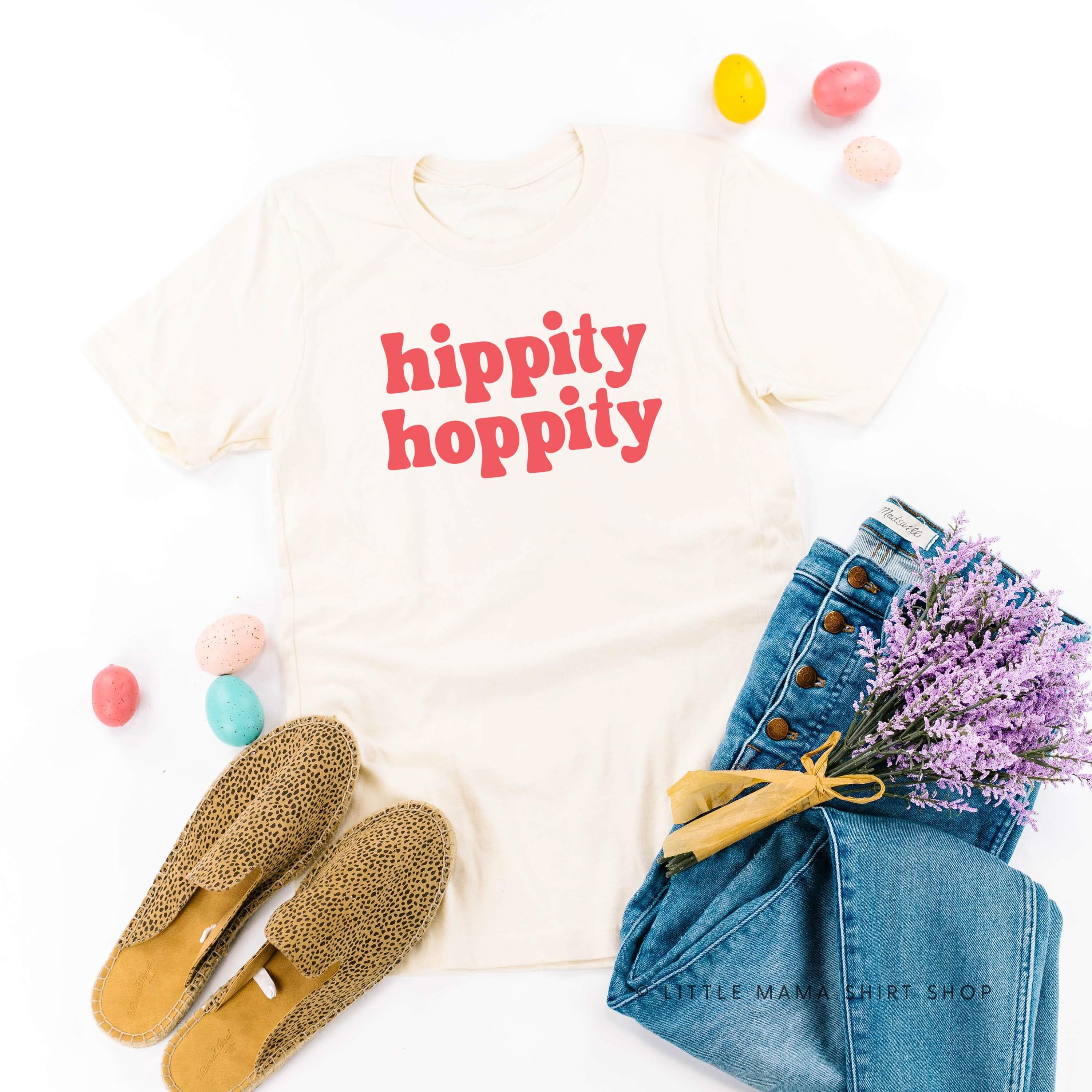 Hippity Hoppity - Unisex Tee Little Mama Shirt Shop