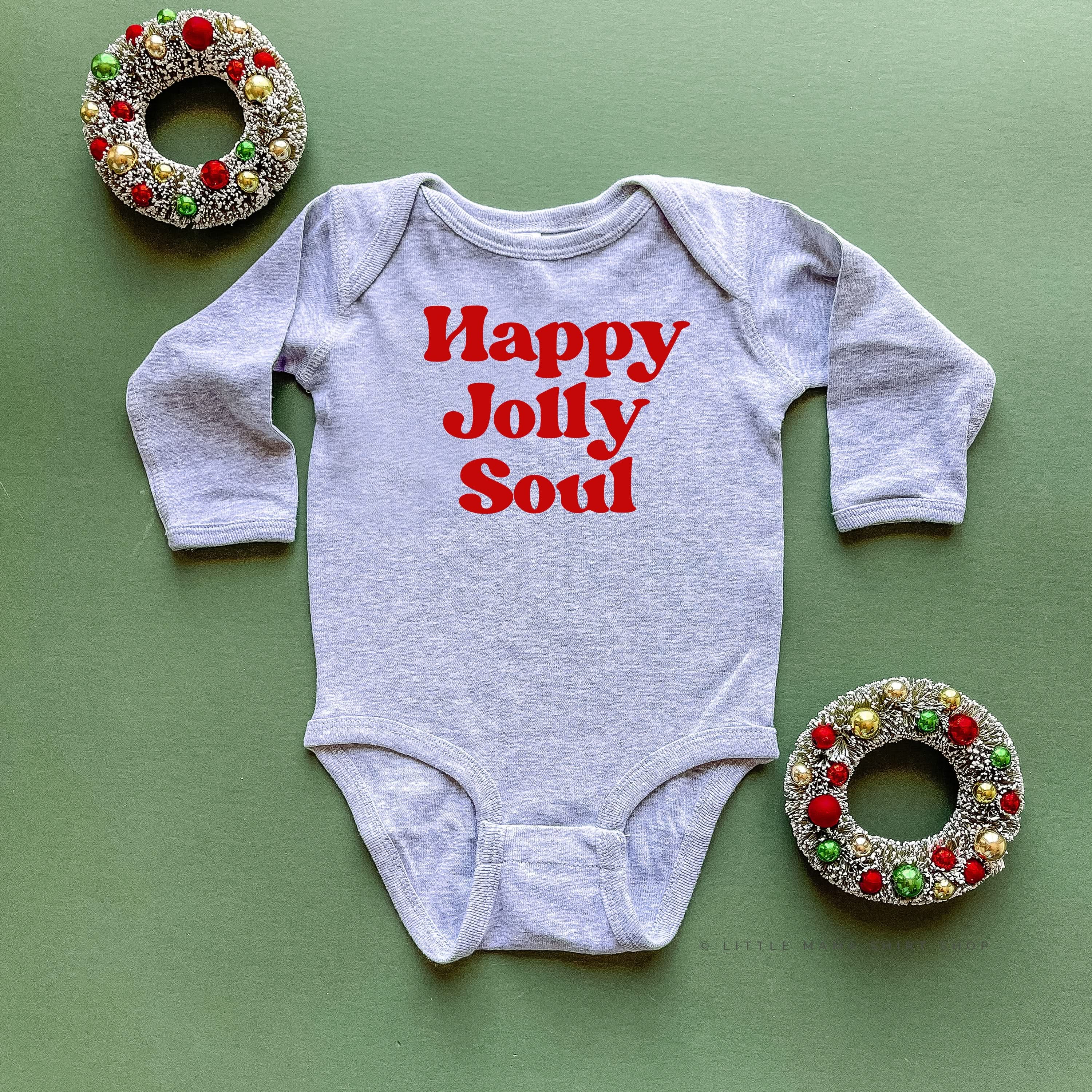 Happy Jolly Soul - Child LONG SLEEVE Tee Little Mama Shirt Shop