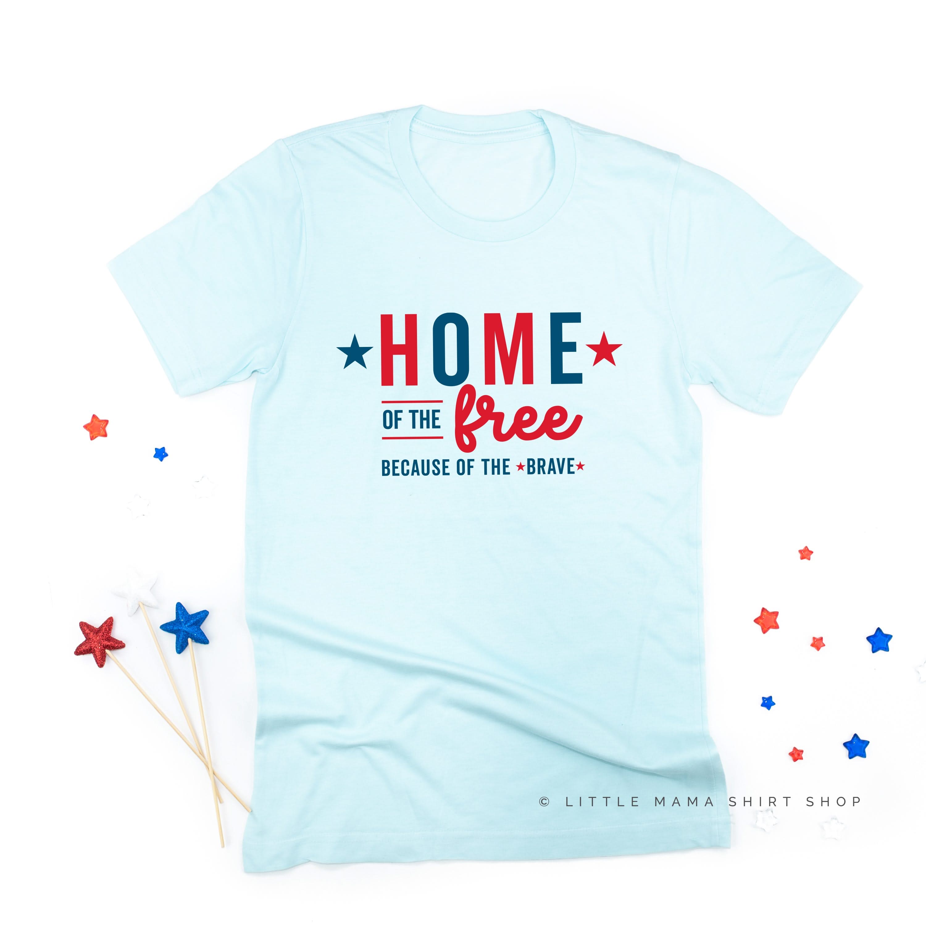 Home Of The Free Because Of The Brave - Unisex Tee