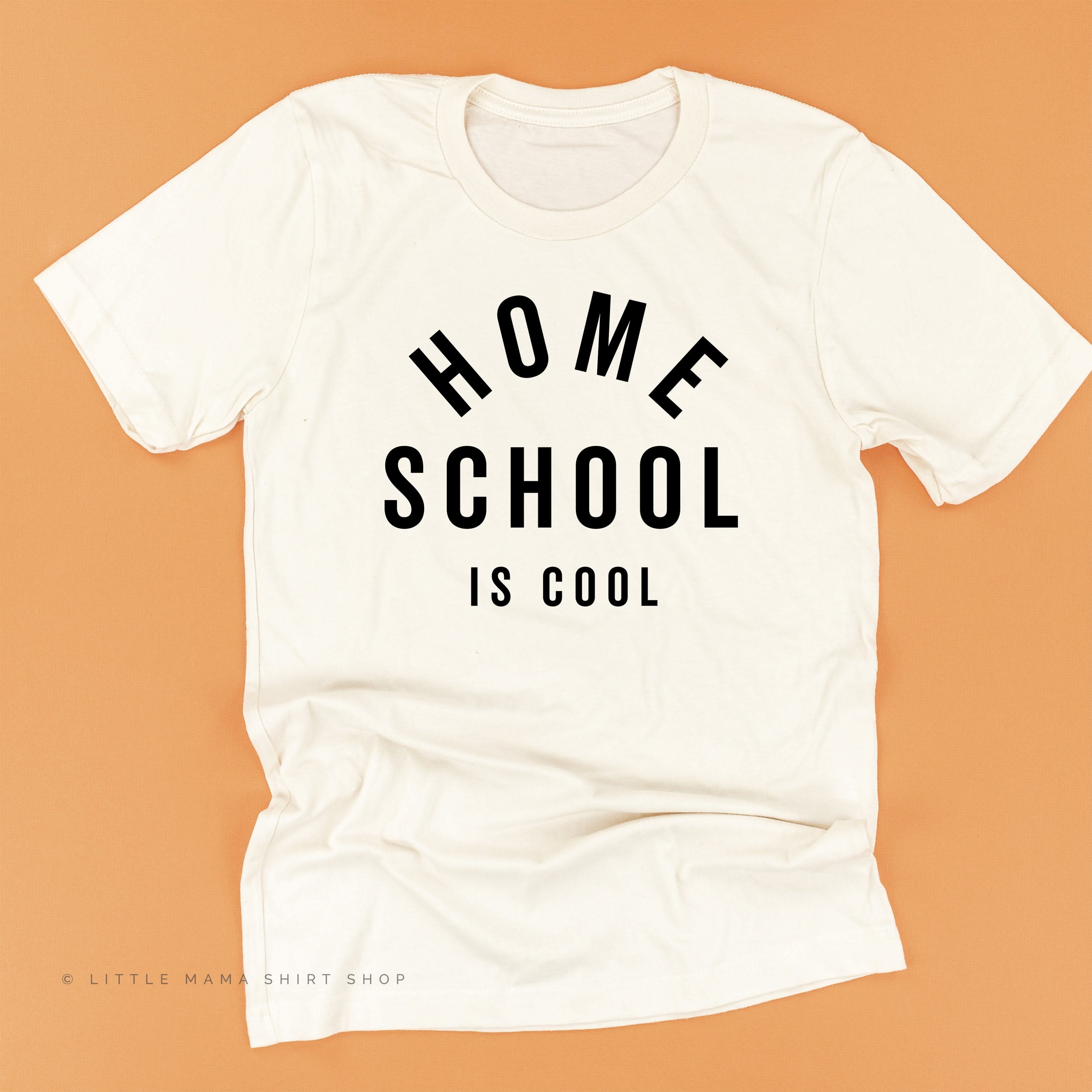 Home School is Cool - Unisex Tee Little Mama Shirt Shop