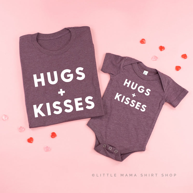 Hugs + Kisses - Set of 2 Tees