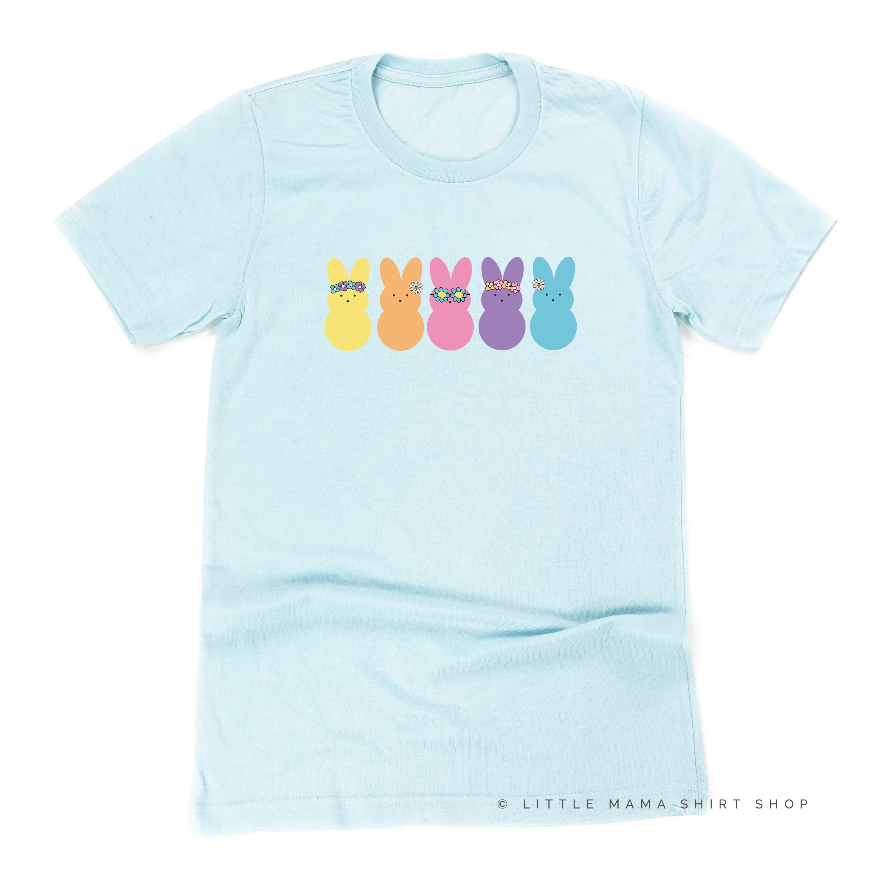 Floral Headband Neon Peeps - Unisex Tee Little Mama Shirt Shop