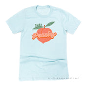 Just Peachy - Unisex Tee Little Mama Shirt Shop