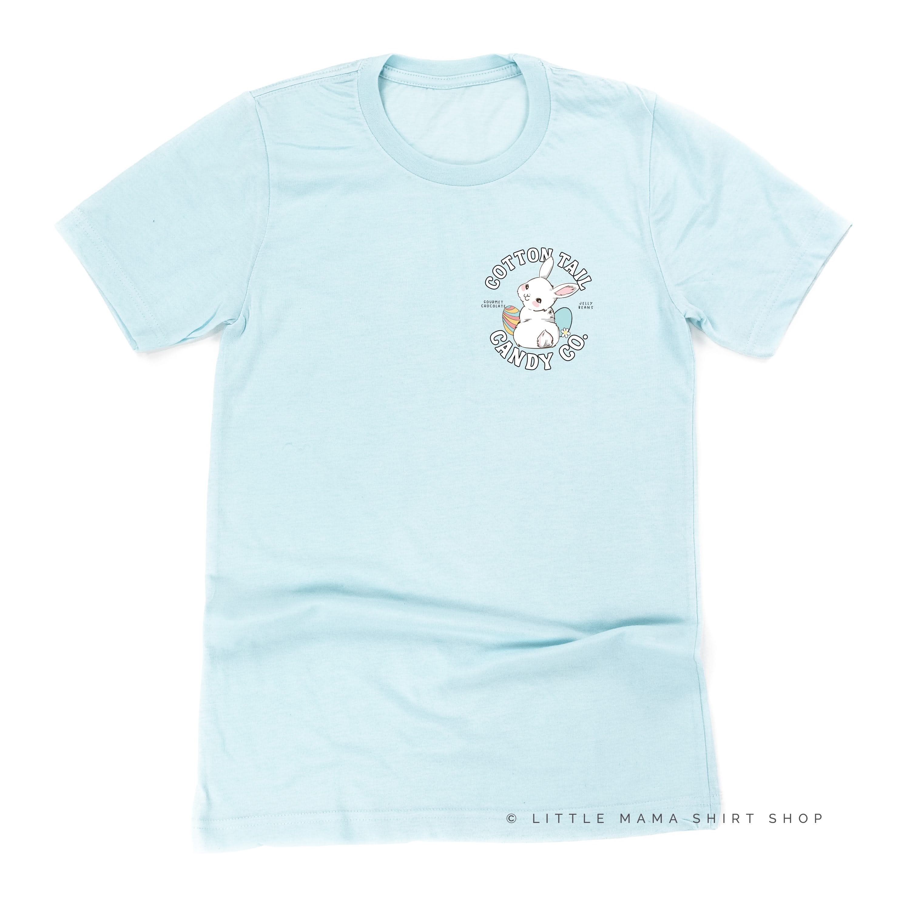 Cotton Tail Candy Co. (pocket) - Unisex Tee Little Mama Shirt Shop