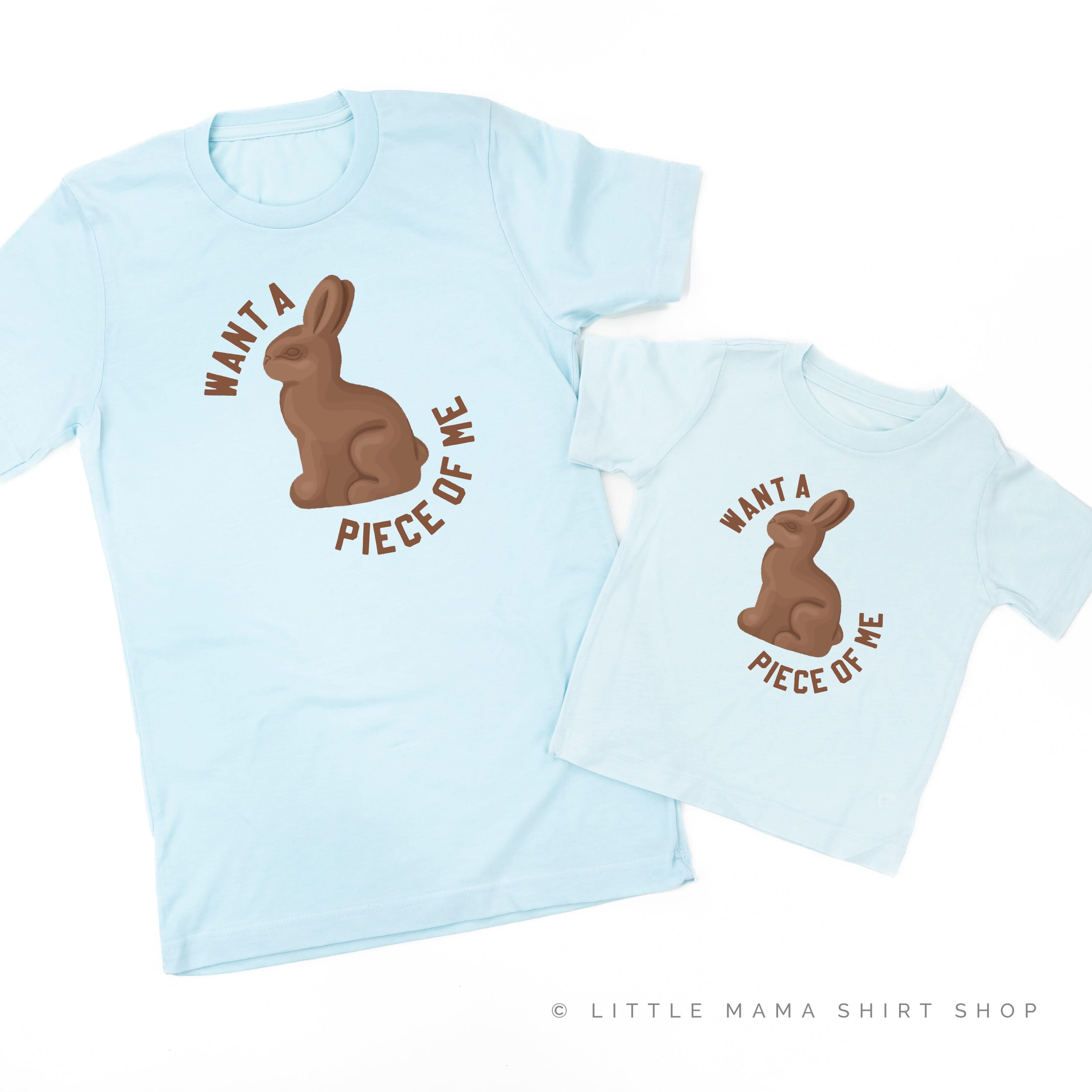 Want A Piece Of Me - Set of 2 Tees Little Mama Shirt Shop