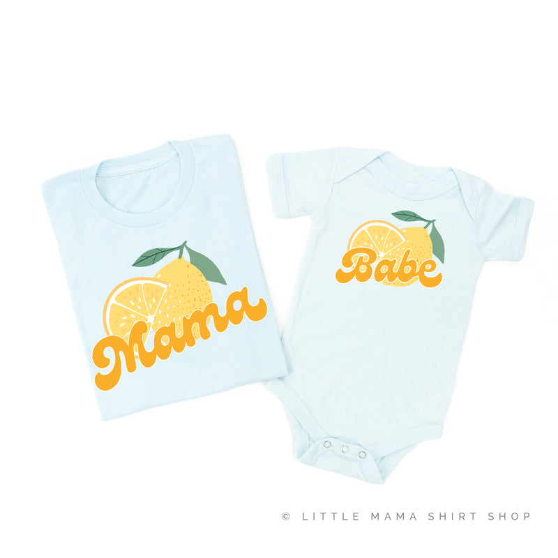 Lemon - Mama/Babe - Set of 2 Matching Shirts