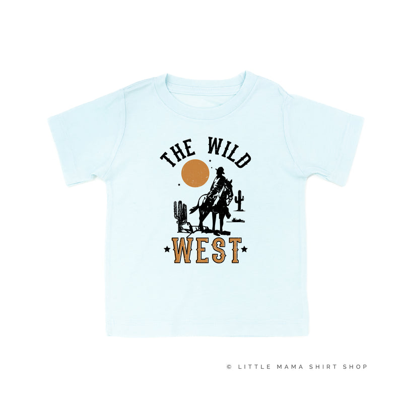 THE WILD WEST - Distressed Design - Short Sleeve Child Shirt