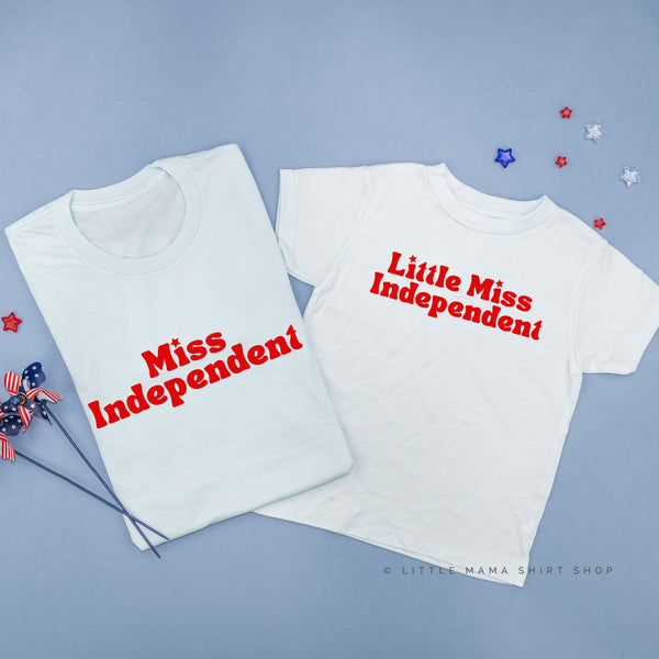 MISS INDEPENDENT / LITTLE MISS INDEPENDENT - Set of 2 Shirts