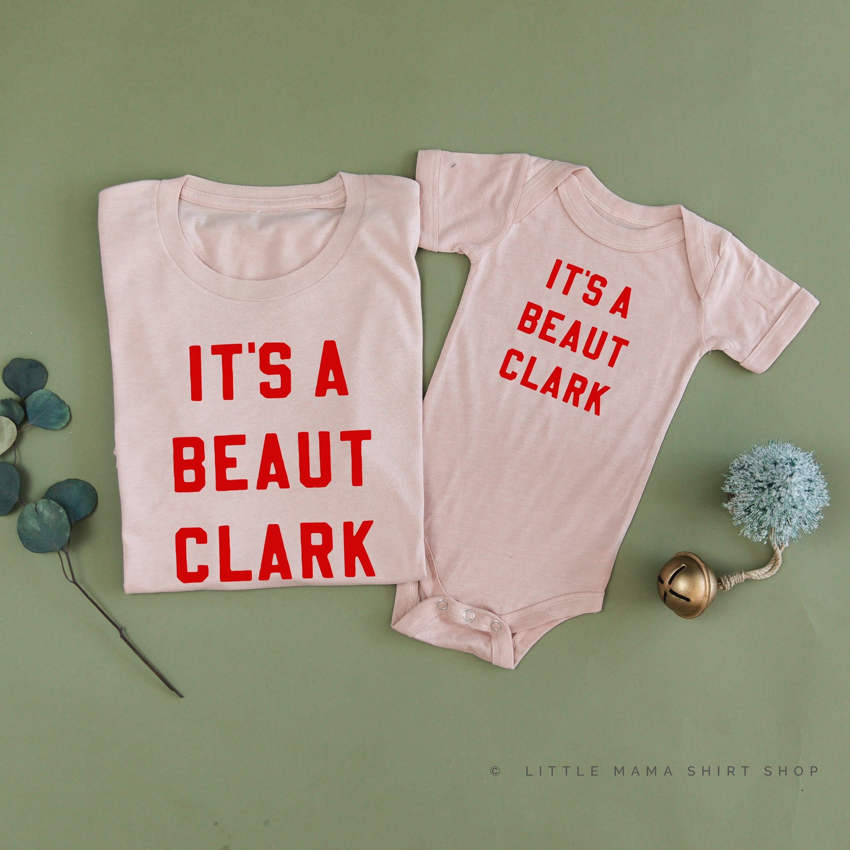 It's A Beaut Clark - Set of 2 Unisex Tees Little Mama Shirt Shop