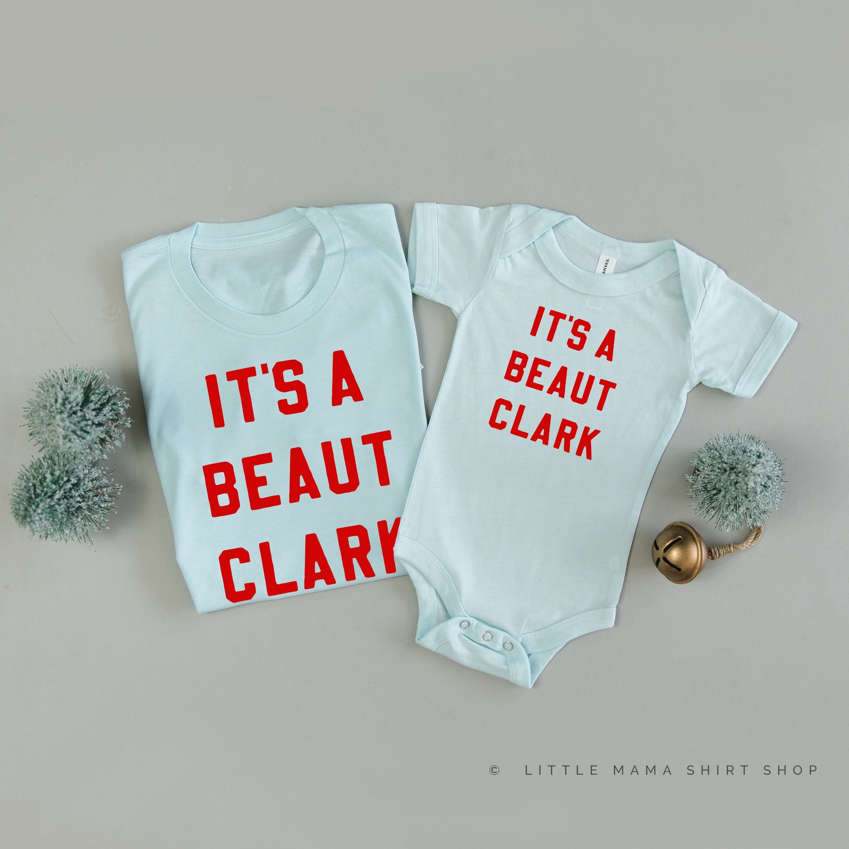 It's A Beaut Clark - Set of 2 Unisex Tees Little Mama Shirt Shop