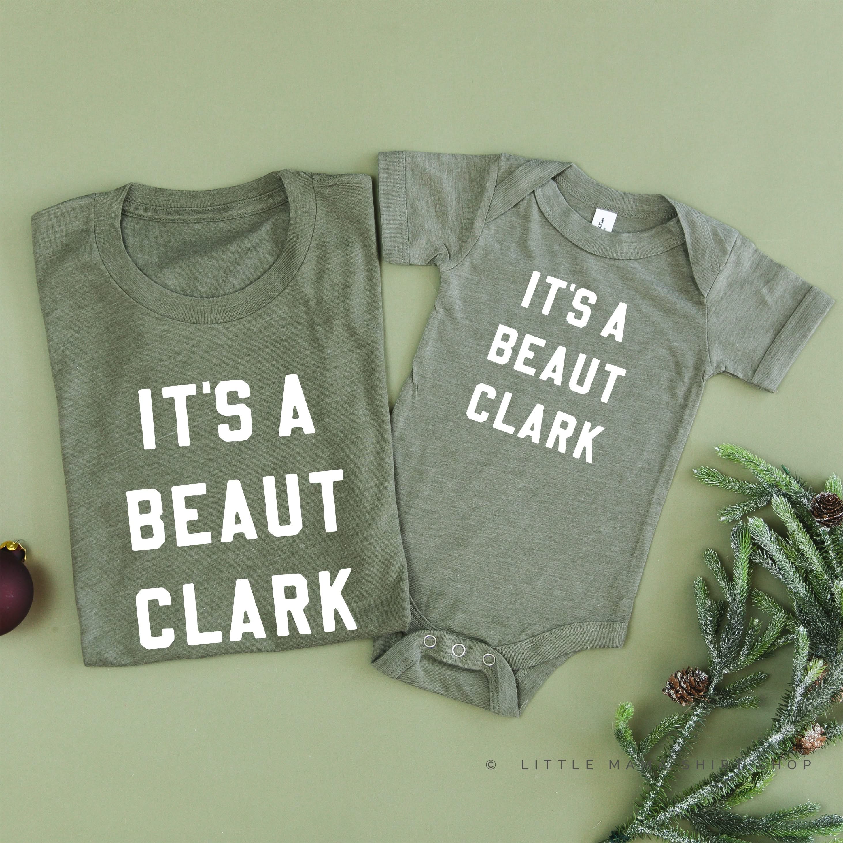 It's A Beaut Clark - Set of 2 Unisex Tees Little Mama Shirt Shop