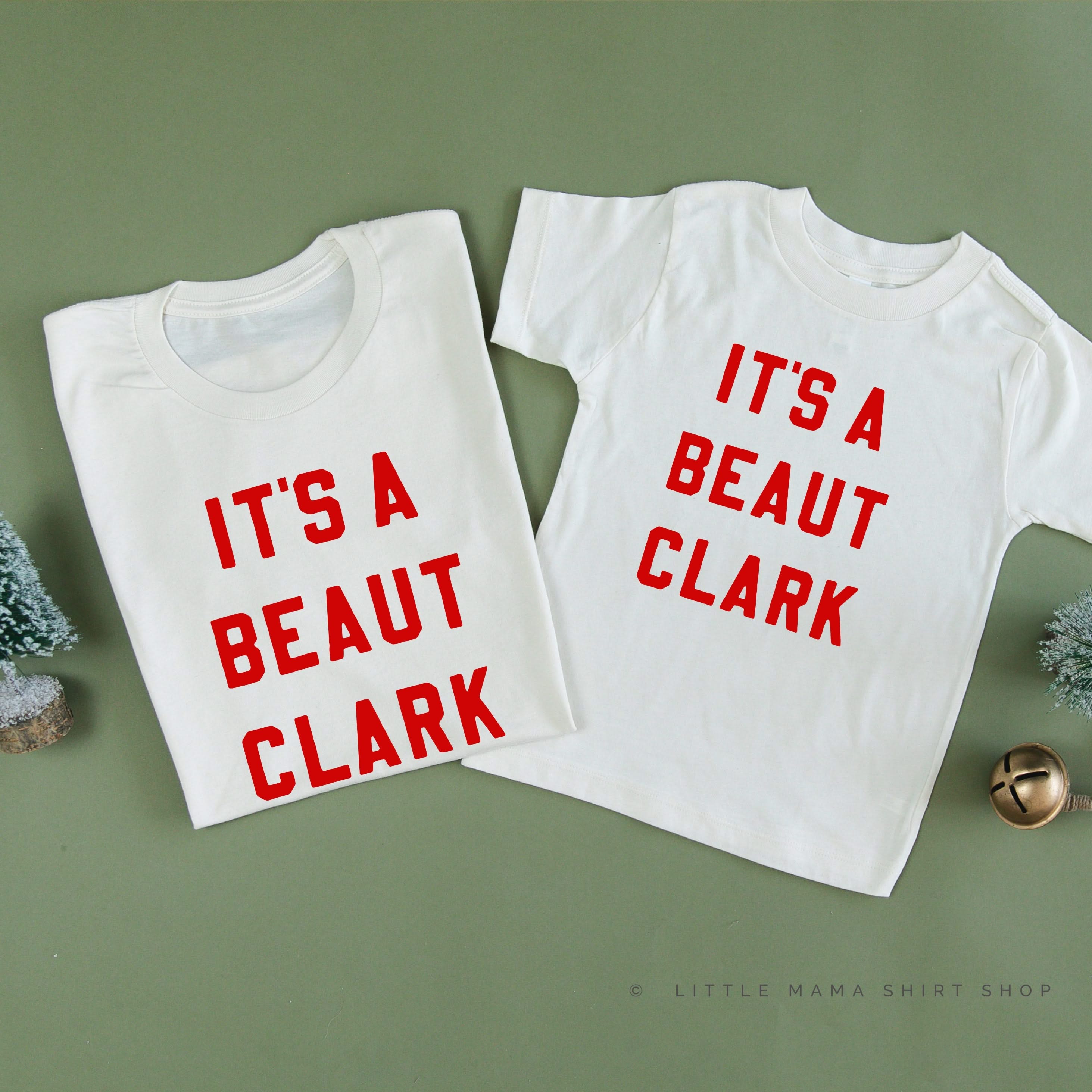 It's A Beaut Clark - Set of 2 Unisex Tees Little Mama Shirt Shop