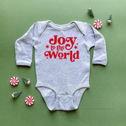 Joy To The World - Child LONG SLEEVE Tee Little Mama Shirt Shop