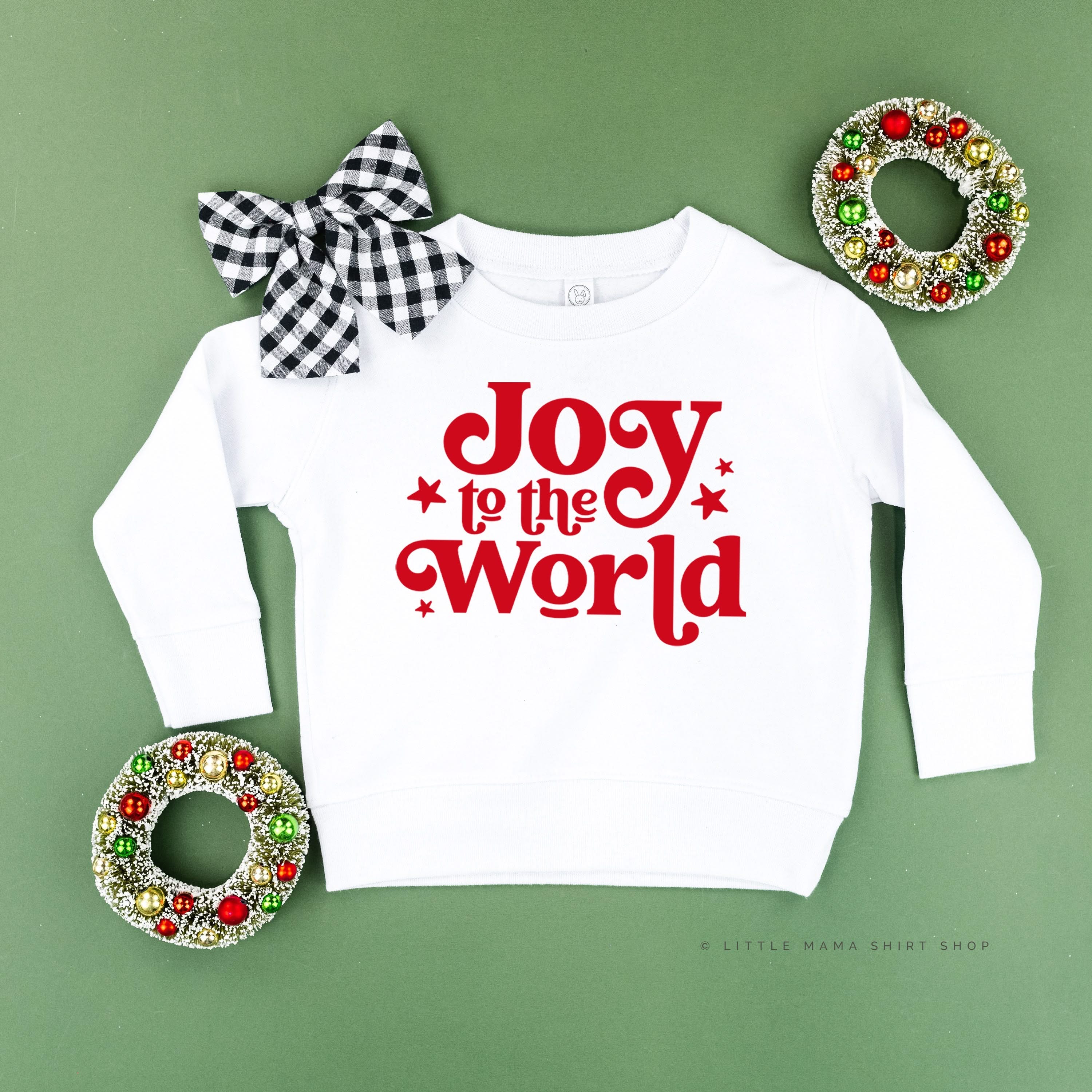 Joy To The World - Child Sweater Little Mama Shirt Shop