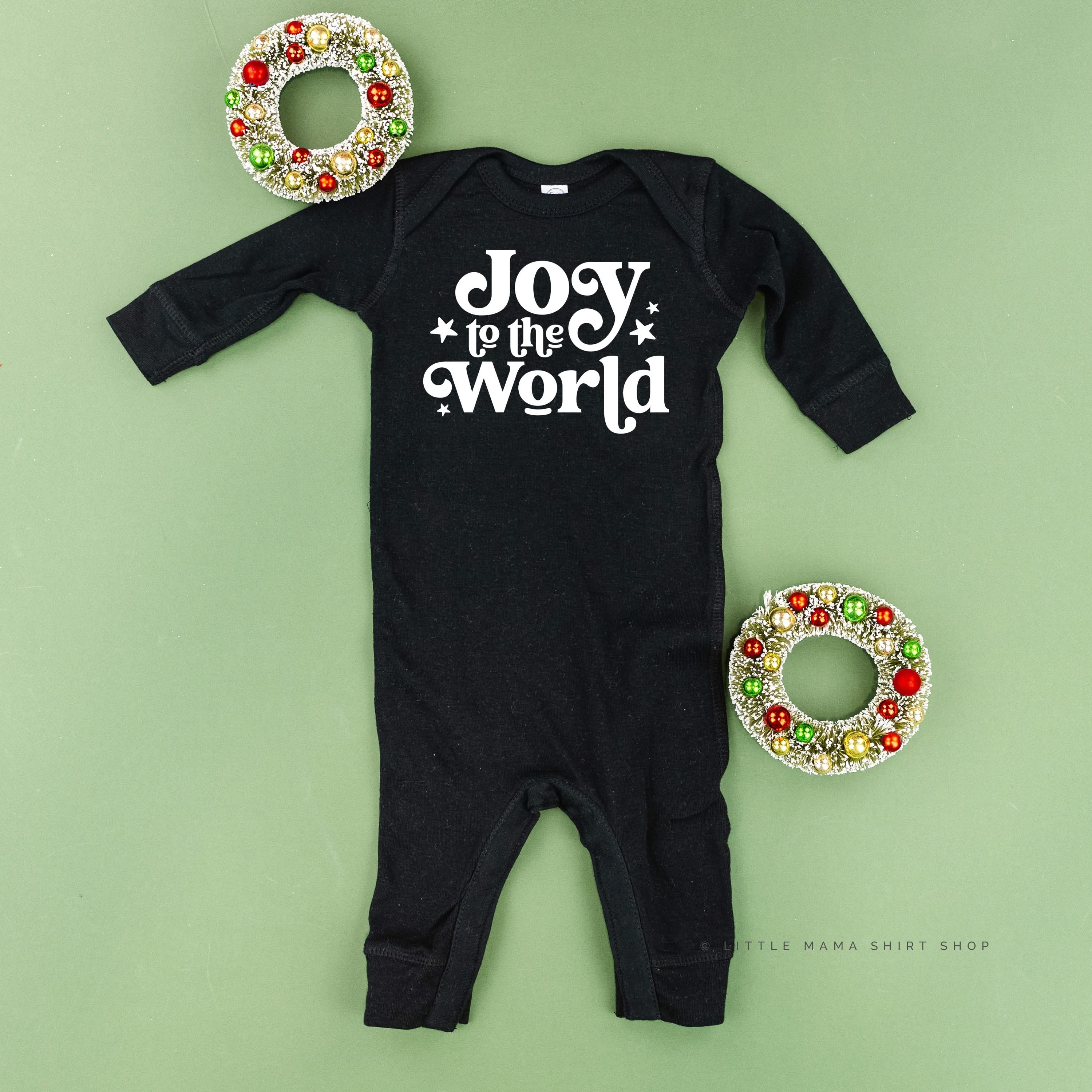 Joy To The World - Baby Sleeper Little Mama Shirt Shop