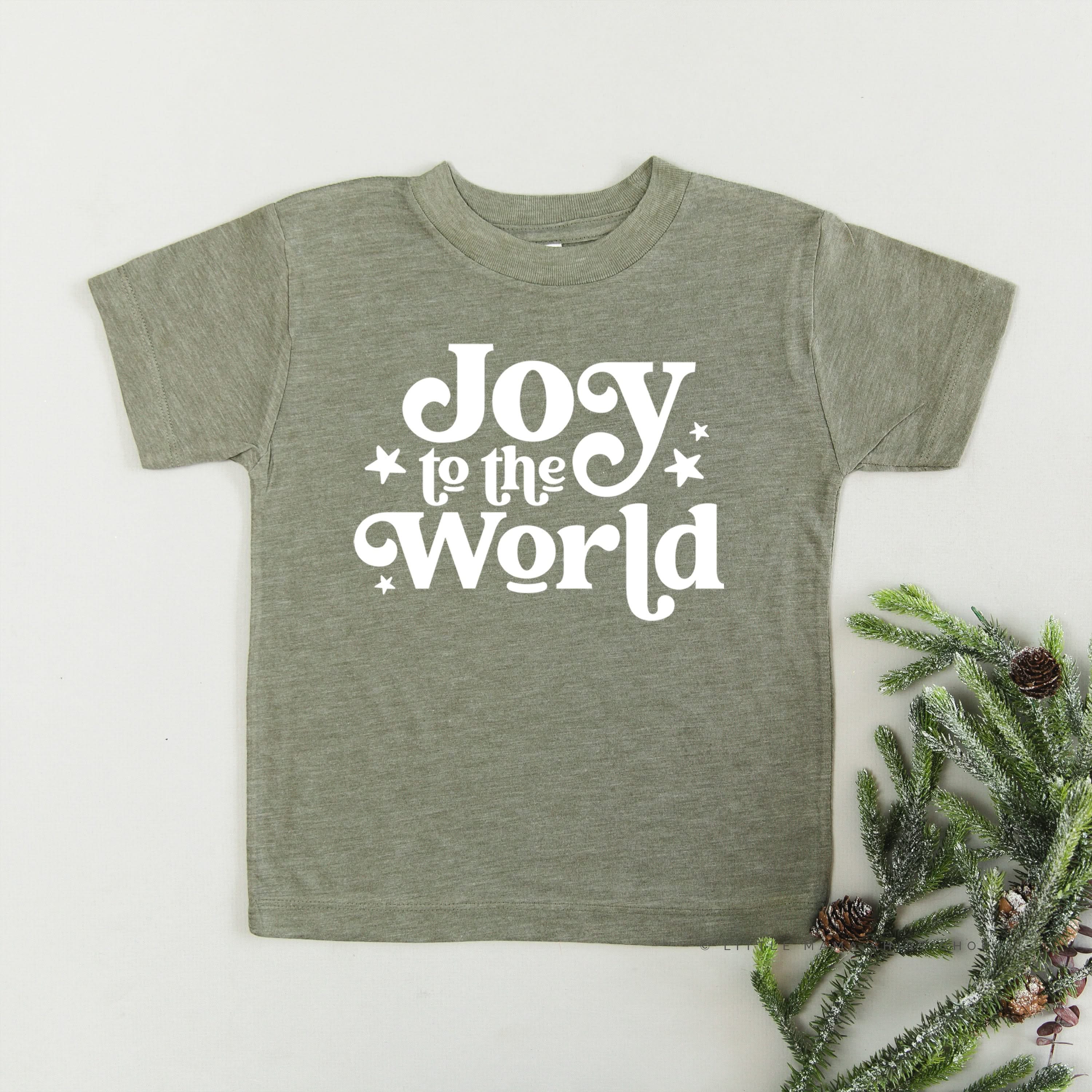 Joy To The World - Child Tee Little Mama Shirt Shop